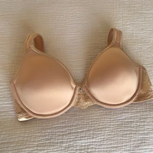 La Vie en Rose Lightly Lined Nude Bra Size 34/75 D
